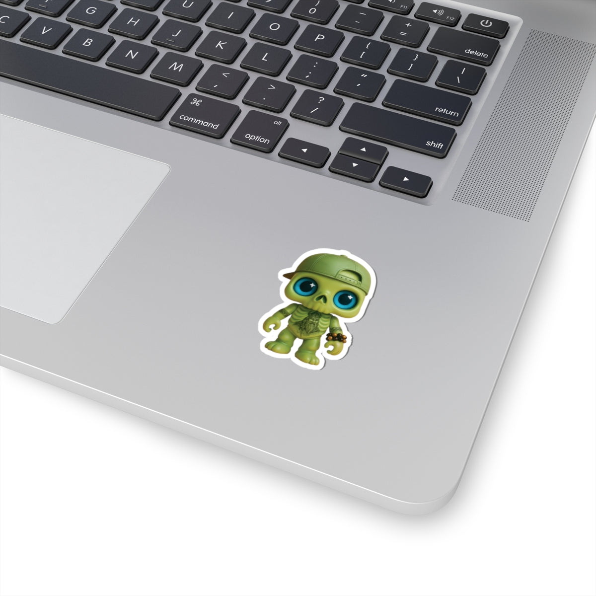 Cool Green Skeleton Kiss-Cut Stickers - Fun Vinyl Decal for Laptops & Water Bottles