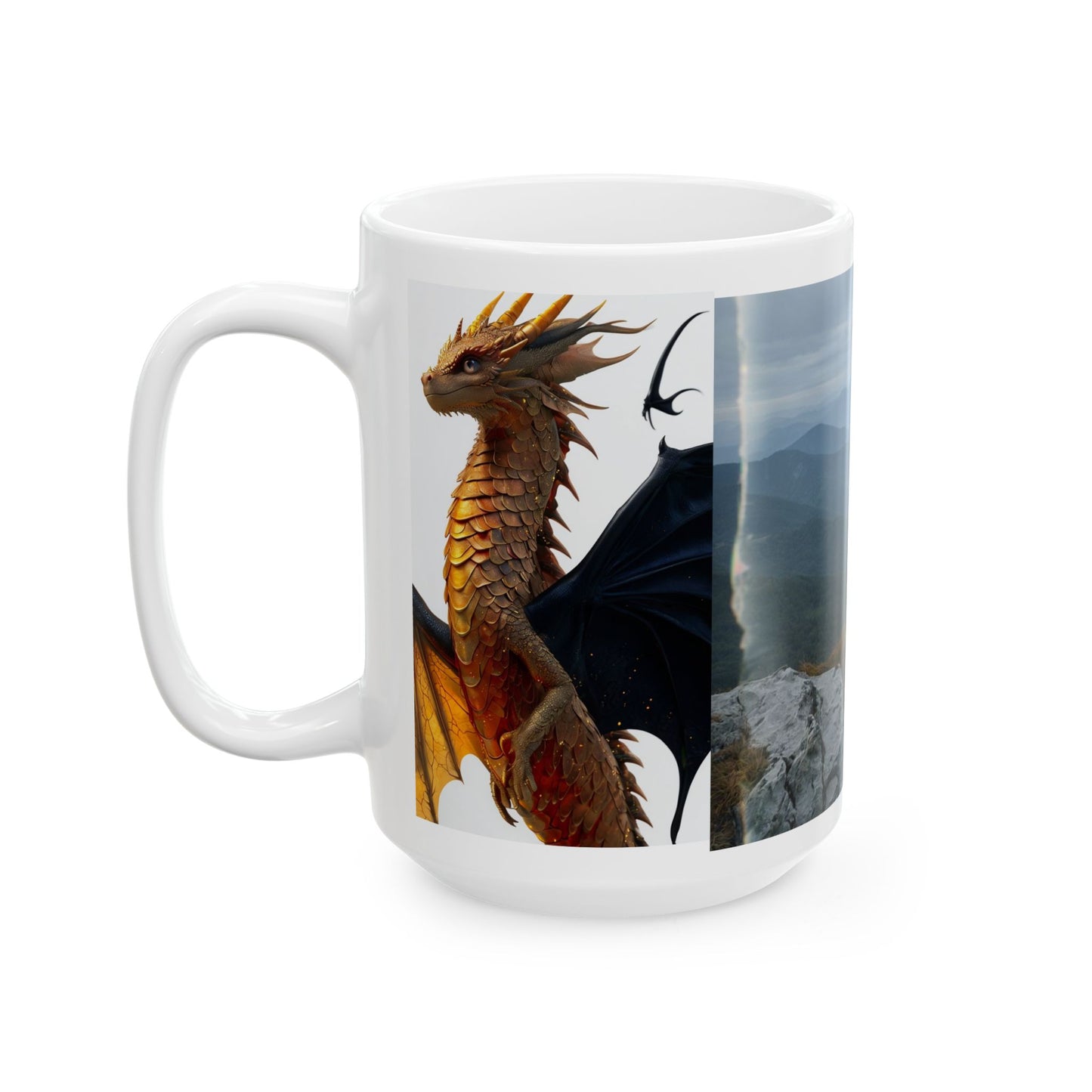 Dragon image Ceramic Mug, (11oz, 15oz)