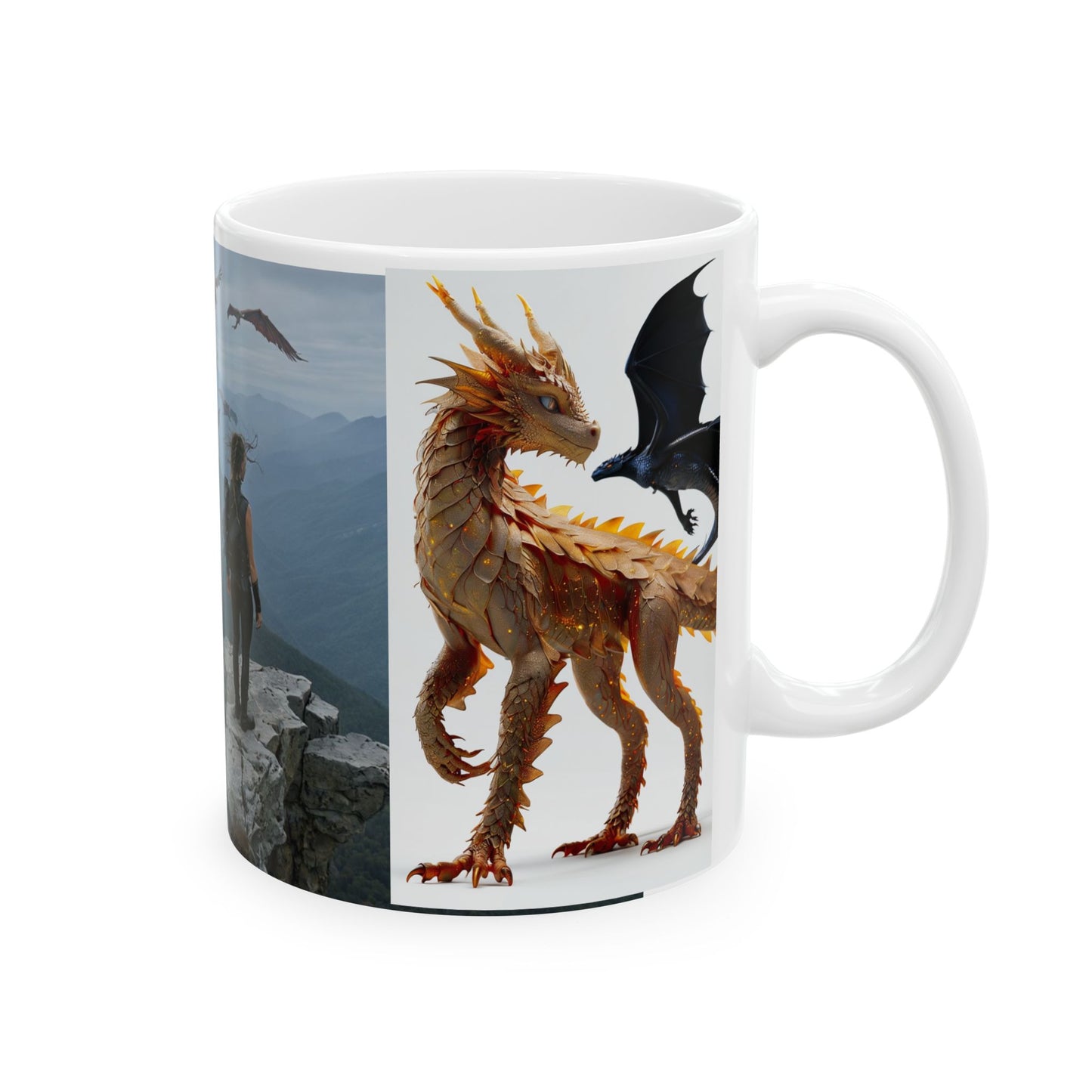 Dragon image Ceramic Mug, (11oz, 15oz)