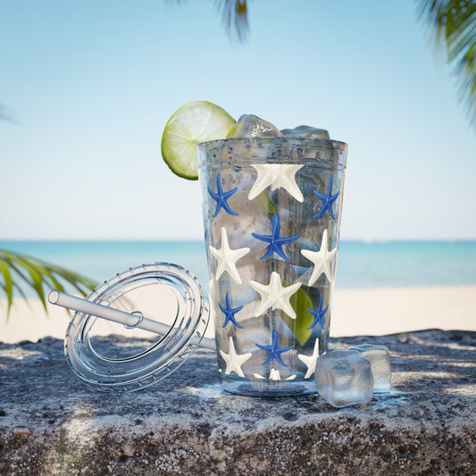 Sunsplash Tumbler with Straw, 16oz