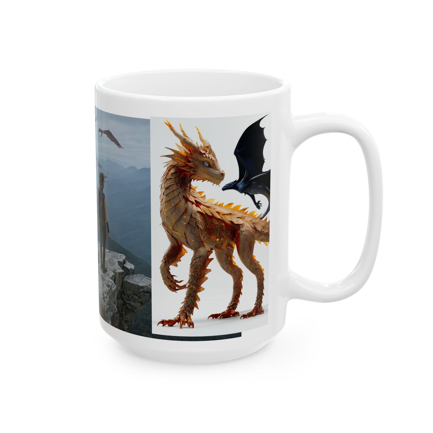 Dragon image Ceramic Mug, (11oz, 15oz)