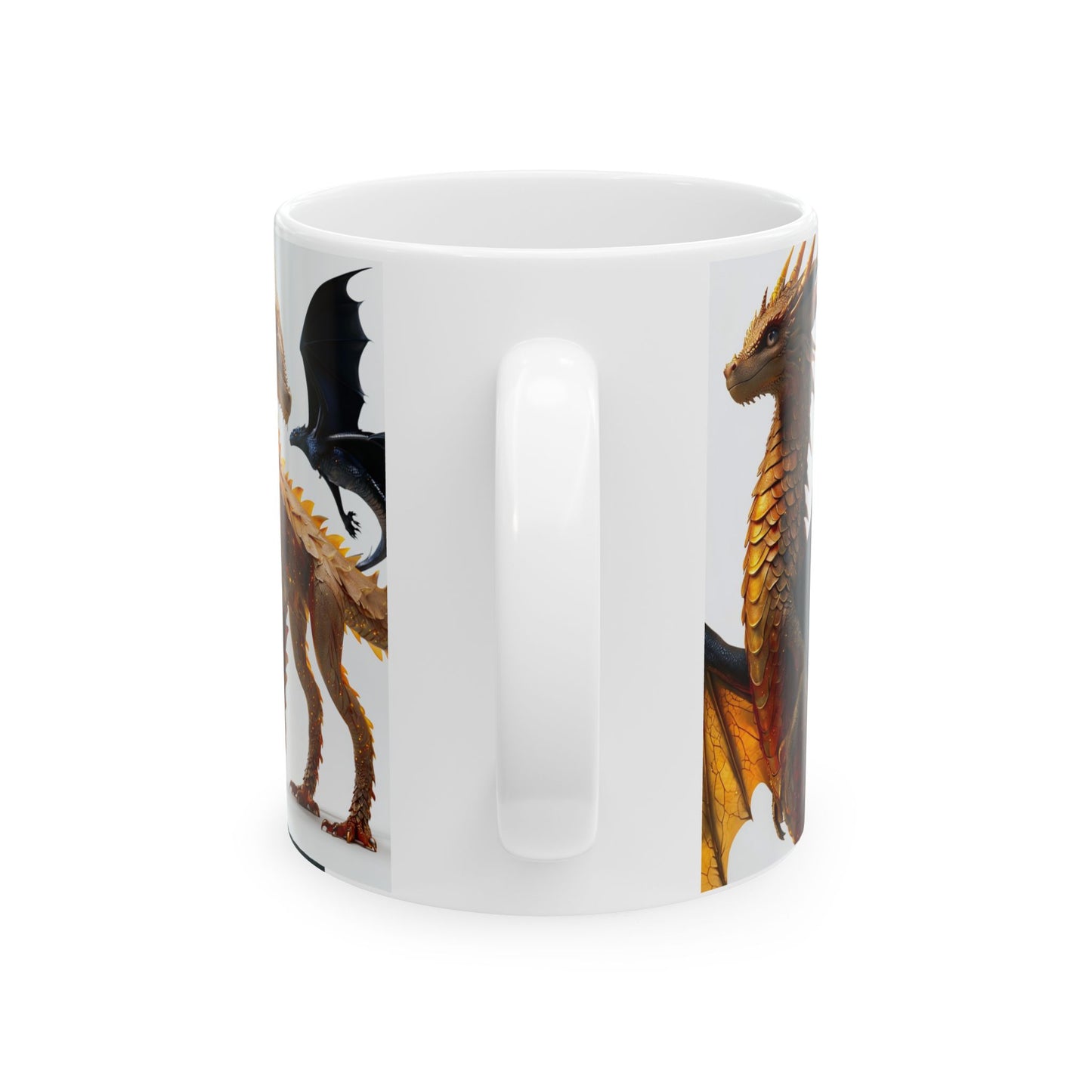 Dragon image Ceramic Mug, (11oz, 15oz)